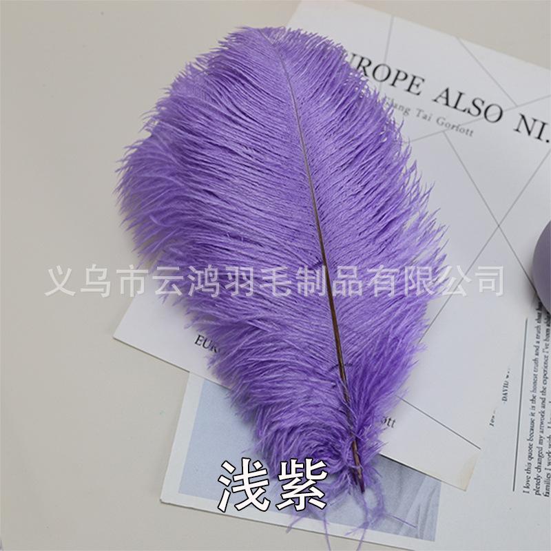 Ostrich Feathers 30-35Cm Wedding Road Guide Table Flower Ornament Ostrich Hair Decorative Clothing Accessories Diy