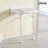 Non-Slip Aluminum Alloy Folding Wall Chair - Blue Bath Stool for Barrier-Free Bathroom Safety