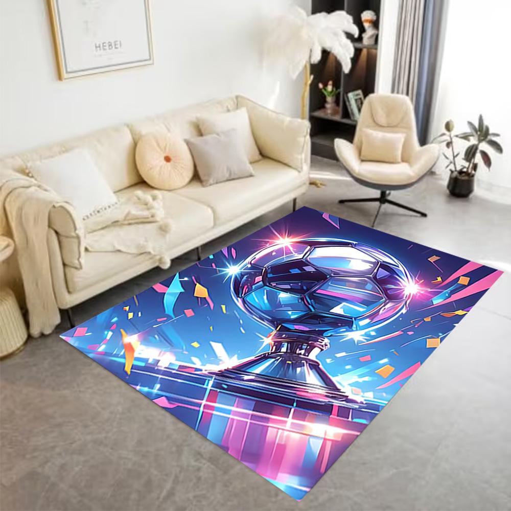 1pc soccer ball rug home carpet design for office decor gift living room bedroom