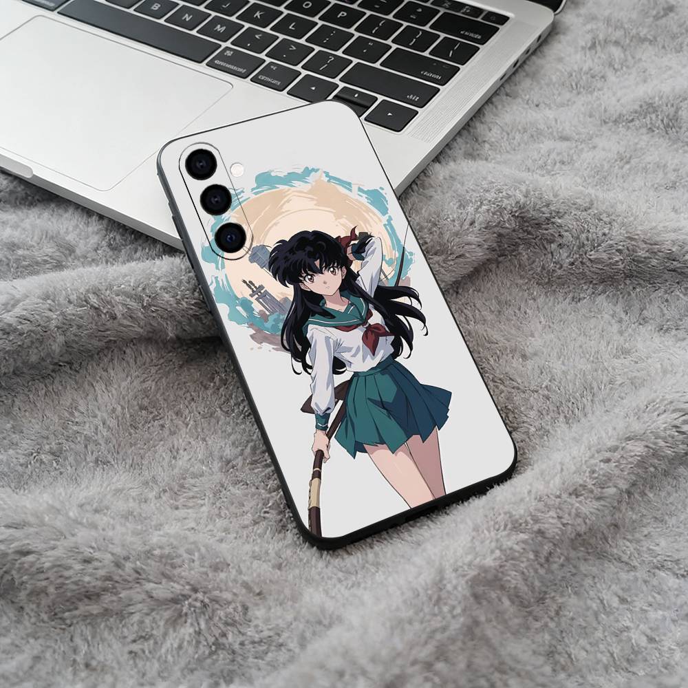 L-L-Inuyasha Phone Case For Samsung Galaxy A73,A71 A72,A70,A53,A52,A51,Soft Silicone Black Cover