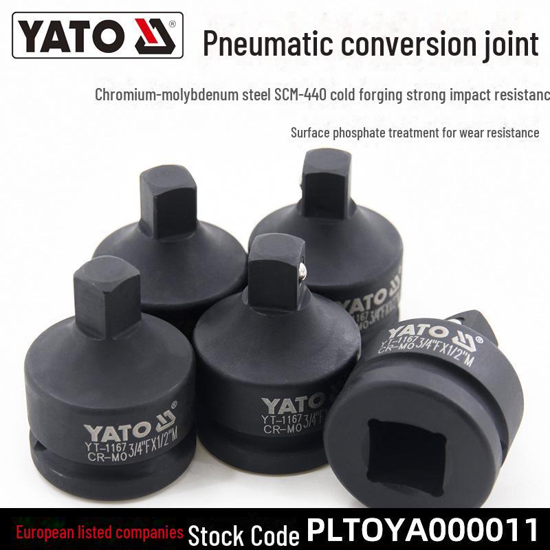 

YATO Pneumatic Reducer: Air Gun Joint 3/4 to 1 to 1/2 Adapter