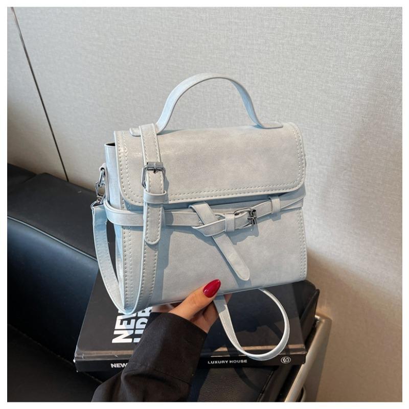 

Премиальная сумка-тоут женская новая модная популярная текстура повседневная на плечо кроссбоди маленькая квадратная сумка синий