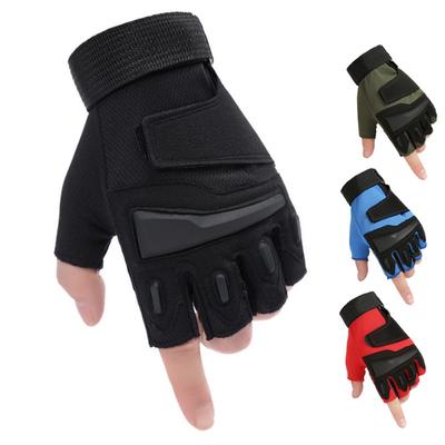 Children's Roller Skating Riding Half-finger Gloves Non-slip Outdoor Balance Mountain Bike Riding Gloves