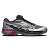 Salomon Xt-Wings 2 Outdoor Professional Fabric Non-Slip Wear-Resistant Low-Top Running Shoes Unisex Running Shoes Gray Blue 414687