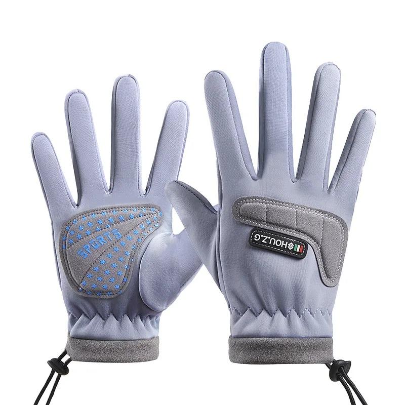 Dětské cyklistické rukavice Podzim Zima Teplé Větruodolné Sportovní rukavice Chlapci Dívky Skateboard Fleecové Lyžařské rukavice Děti.