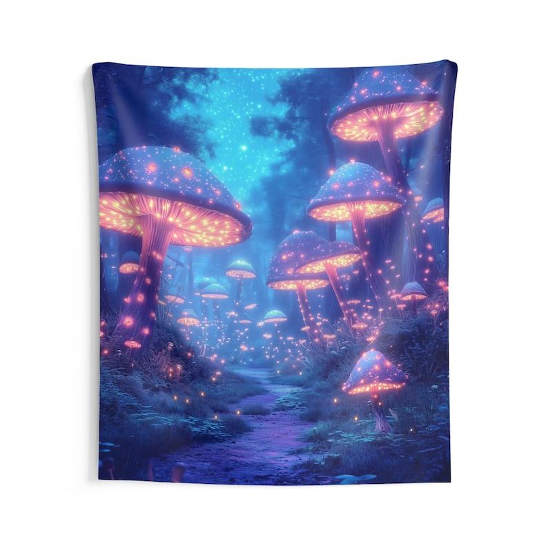mushroom tapestry 75x100