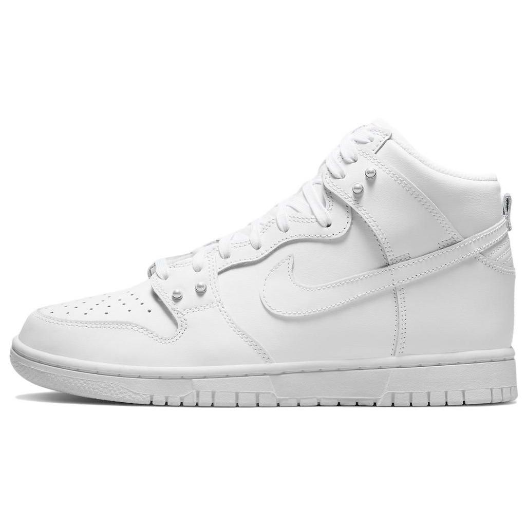 Nike Dunk High SE Pearl White Women Sneakers Metallic-Silver Sail DM7607-100