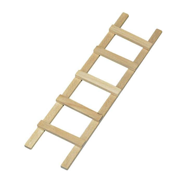 Wooden Ladder - Rayher - Mini Garden - 13.5 X 4 Cm - 5 Rungs - Simple