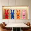 Modern Lucky Rabbit Piggy Bank Ornament - Luxurious Art Decoration