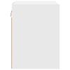 Wall Mounted Cabinet with Storage White 30 X 29.5 X 40 Cm Particleboard