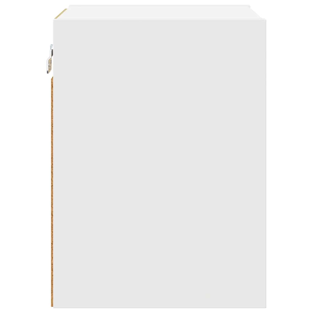 Wall Mounted Cabinet with Storage White 30 X 29.5 X 40 Cm Particleboard
