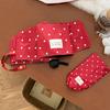 New Korean small polka dot folding umbrella sunscreen ultraviolet vinyl parasol weather and rain portable sun umbrella