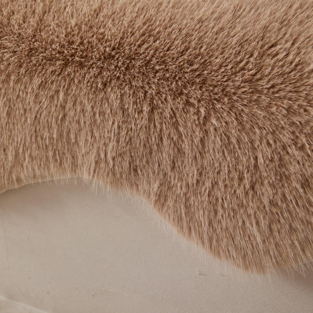 Mink Velvet Special-Shaped Sofa Cushion  Autumn And Winter New Solid Color Sofa Cover Cloth Towel Non-Slip Fixed Leather Sofa Cover