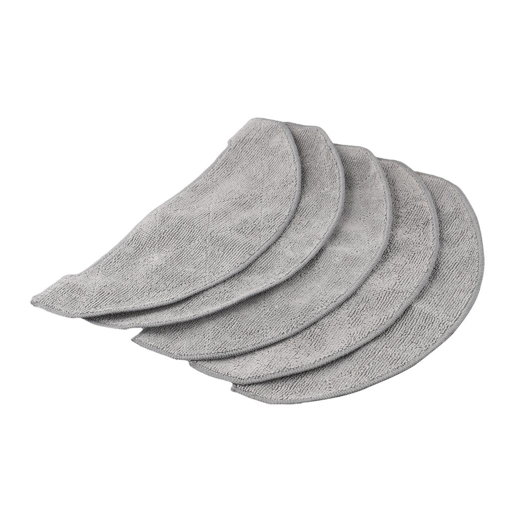5 Pack of Replacement Mop Cloths Designed for Ultenic For T10 Lite Robot Vacuum Cleaner Quick Installation and Use