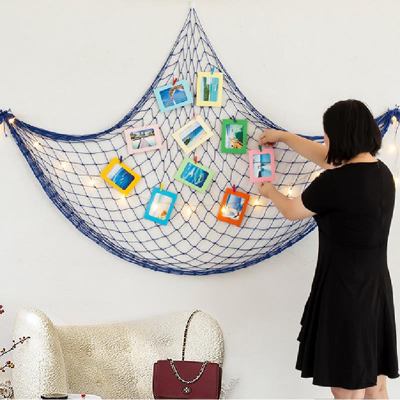 Rete da pesca, arazzi, studio, stanza degli oggetti di scena, decorazioni per la casa, adesivi marini, sopra il giardino, salvagente, artigianato nautico
