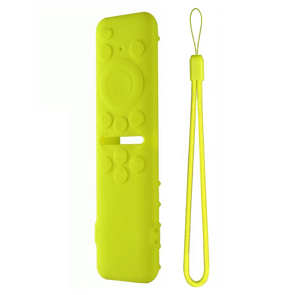 Protective Sleeve Silicone Shockproof Anti-Slip with Detachable Lanyard Smart TV for Samsung BN59-01432A BN59-01432B BN59-01432D