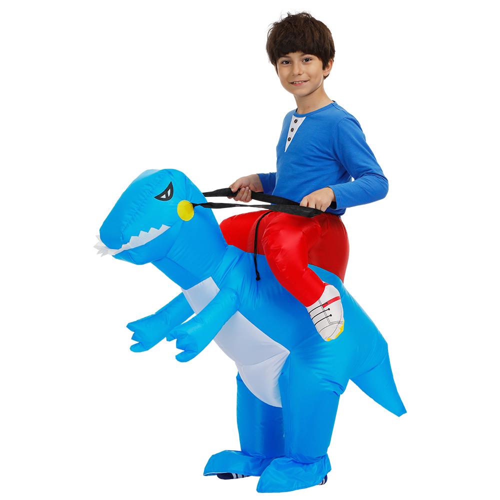 Adult Inflatable Children Dinosaur Halloween Costume Fancy Dress Outfit Cosplay