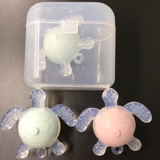 Turtle Teether Convenient No Burrs Easy To Grip