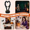 Skelett Herz Hand Figur Gotische Ästhetik Kreative Geste Schreibtisch Harzstatue Halloween Wohnzimmer- und Schlafzimmerdeko