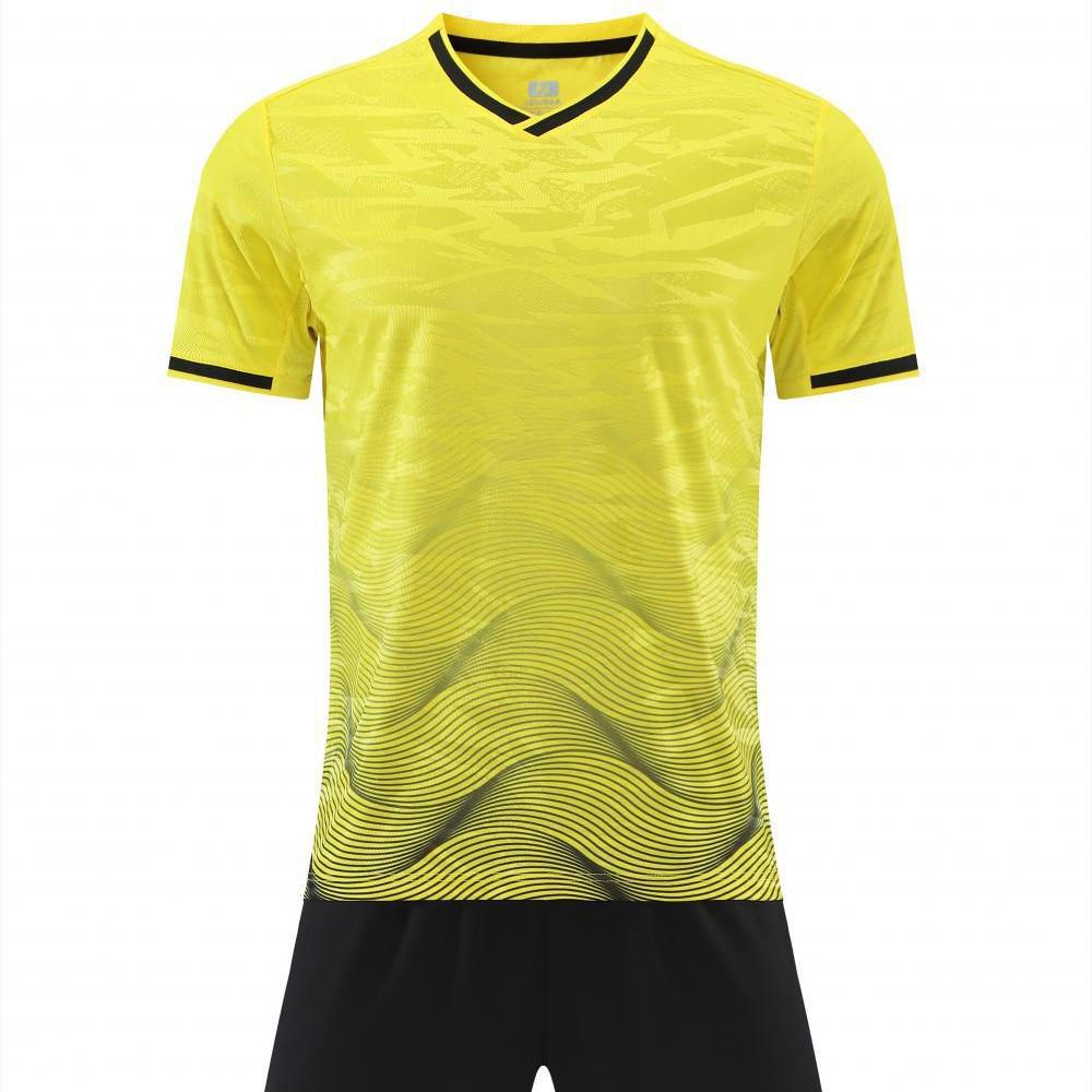 Hochwertiges Jacquard-Fußballtrikot: Schnelltrocknendes Kurzarmtrikot für Jugendliche & Erwachsene