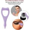 3 In 1 Mermaid Mascara Shield Silicone Eyelash Applicator Guard, Mascara Shield For Eyes, Reusable Eye Makeup Tool With Eyeliner Template - RIpj