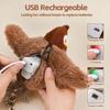 Interaktivní hračky pro kočky Dobíjecí létající pták Hračka pro kočky Cvrlikání mávající pták(žádné létání) Může přidat aktivovanou plyšovou hračku Catnip Touch