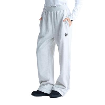 Trendy Wide Silhouette Fleece Sweatpants
