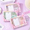 Macaroon-Color Stationery Set: Paper Clips, Stapler, Rubber Bands, Lined Notebooks, Thumbtacks, Push Pins, and Binder Clips.