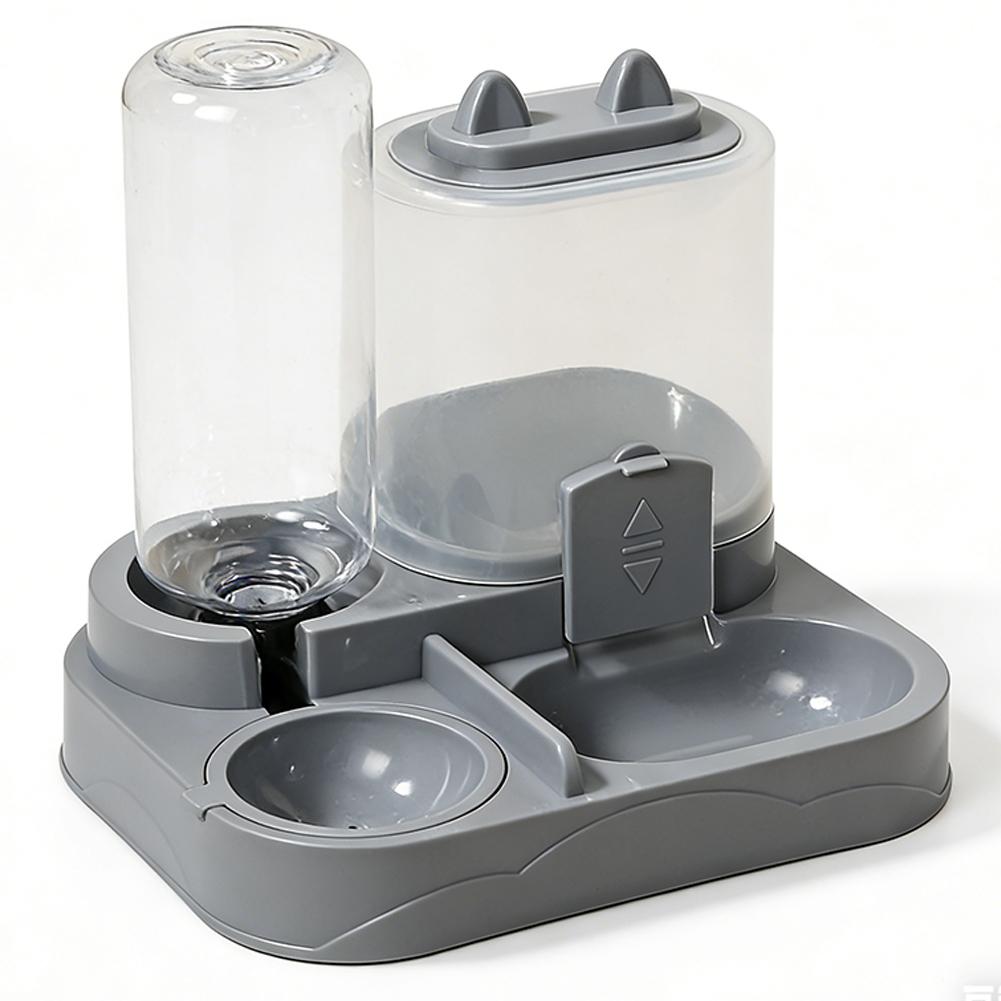 Automatické krmítko Misa na jedlo pre psa mačku s fontánkou na vodu Veľkokapacitný zásobník na skladovanie krmiva pre domáce zvieratá Dávkovač Nádoba Šteniatko Domáce zvieratá Príslušenstvo
