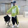 Jungen Sweatshirt Anzug Herbst Frühling Lässige Sets Kinder Hübsche Mode Kleidung Teenager Kapuzenpullover Trends Top Hose 2Stk.