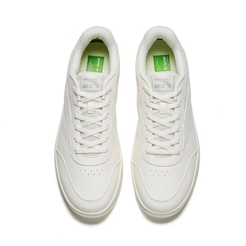 Anta Vitality Classic Retro Viața de Campus Modă Versatilă Adidași Joși Adidași Bărbați Alb-Fildeș Gri-Malț 912618099-1