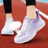 Jinjiang Women's Shoes Spring and Summer Mesh Breathable Sports Shoes Lightweight Student Running Shoes Women's Black Casual Travel Shoes
