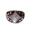 Star Retro High-End Ring Niche Design Enamel Dripping Oil Index Finger Ring Tide Retro Style Fashion Personalized Ring