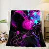 Music Waves Headphones Blanket Flannel Blanket Throw Blanket Sofa Cover Blanket Soft Premium Blanket Picnic Blanket Tv Blanket Gifts
