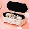 Vintage Ring Earrings Organizer European Trinket Case Luxury Treasure Chest  Toothpick