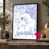 Personalized Alolan Vulpix Diamond Art Custom Name 5D Diamond Painting Full Drill DIY Craft