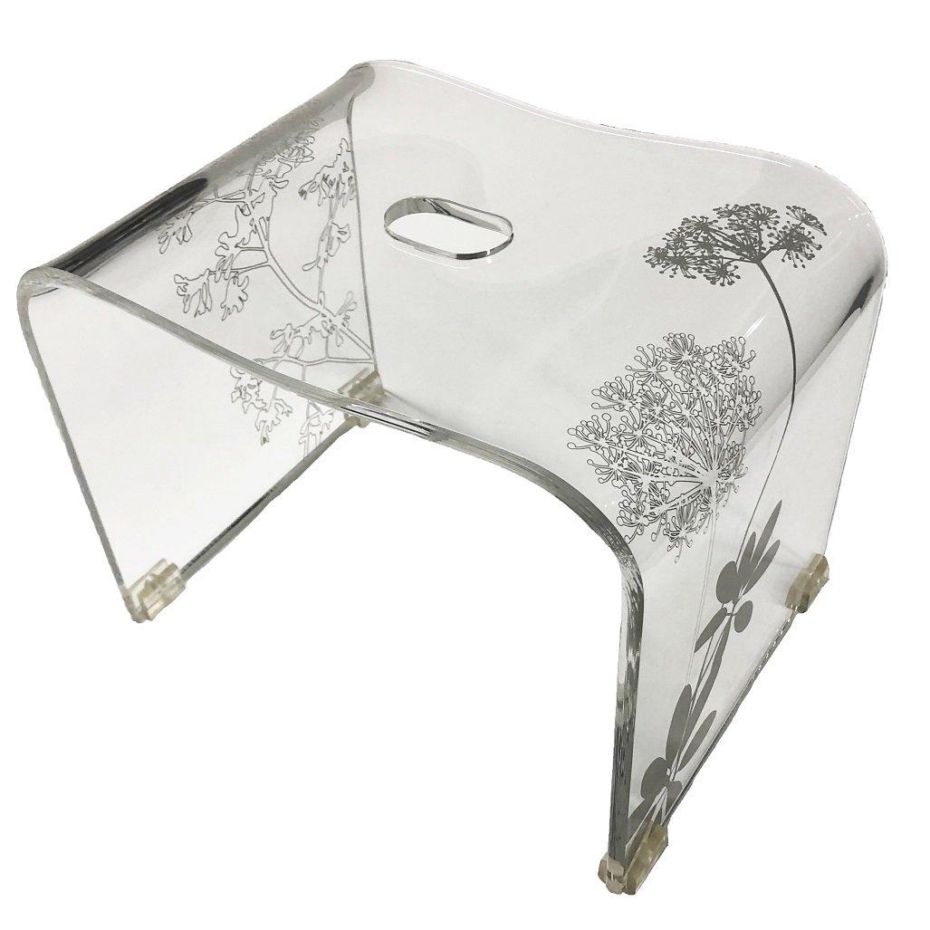 

Сенко Салина 2 Ванна Примерно 25см Растительный узор на прозрачном Современный метакрилат 60435 Стул, Высокий, Прозрачный, Фон, Дизайн, Смола,