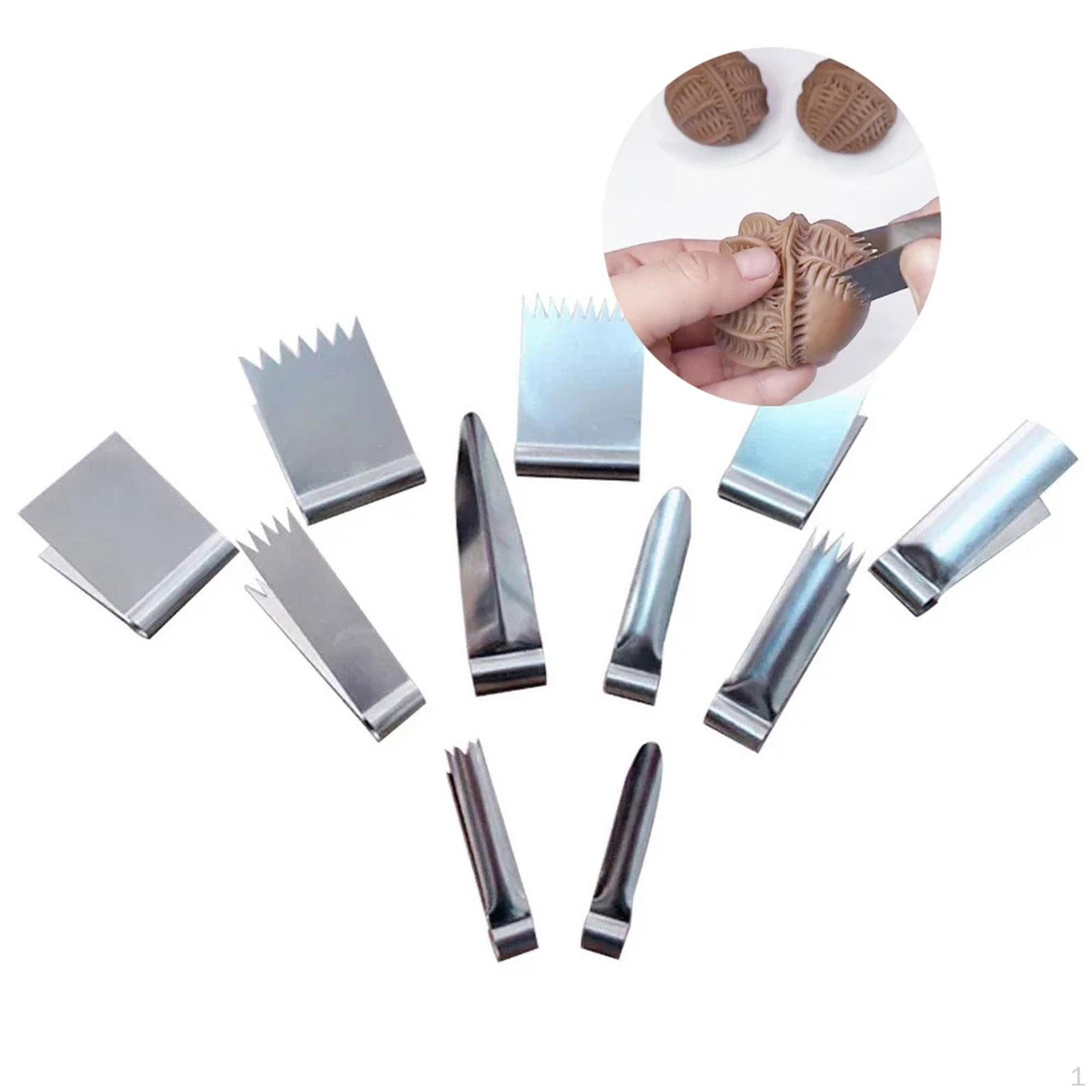 11Pcs Pottery Texture Clip Peanut Walnut Nut Model for Crisp Pasta
