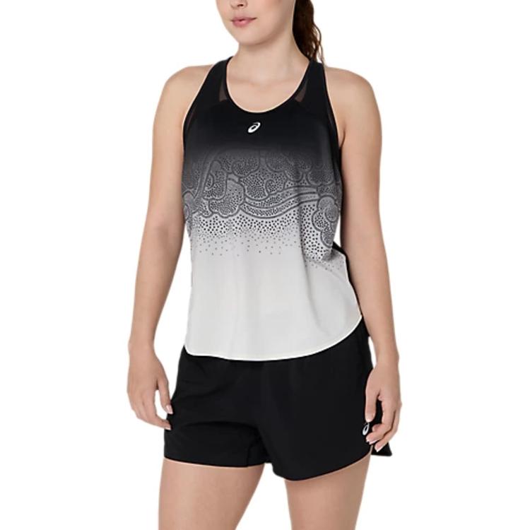 Asics Actibreeze Breathable Printed Mesh Running Vest Women tops 2012D429-001 XL