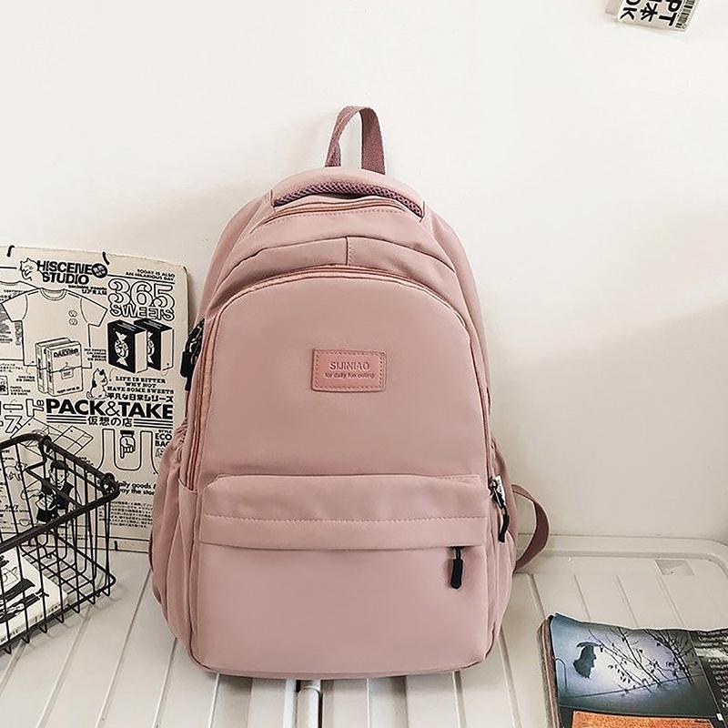 High Capacity Waterproof College Backpack Women Laptop School Bags Travel Book Bag