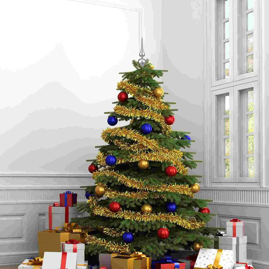 3 Stück Kürbis Baumspitze Stern Weihnachten Gold Dekoration Dekorationen Topper Ornament Topper Kunststoffzweig