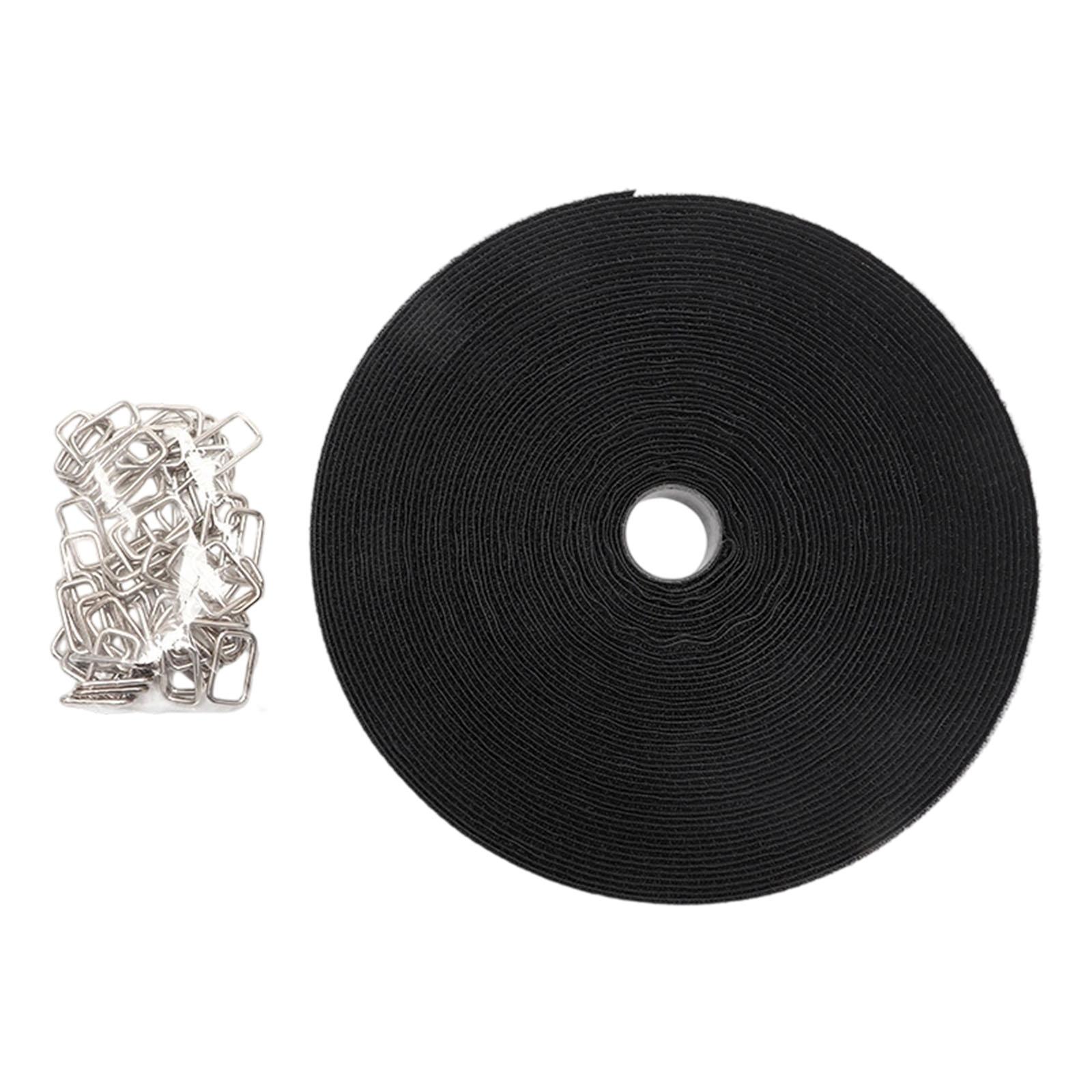 

Extra Wide Reusable Cable Tie 10M Roll 50 Strong Clip Auto Locking Nylon Tie For Electrical Bundling Needs 16mm wide