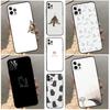 Minimalistisches Katzen Case Für OnePlus 9 10 Pro 11 12 13 15 13T 13R 12R 10T 8T Nord 5 CE 2 3 4 Lite N20 N30 Hülle