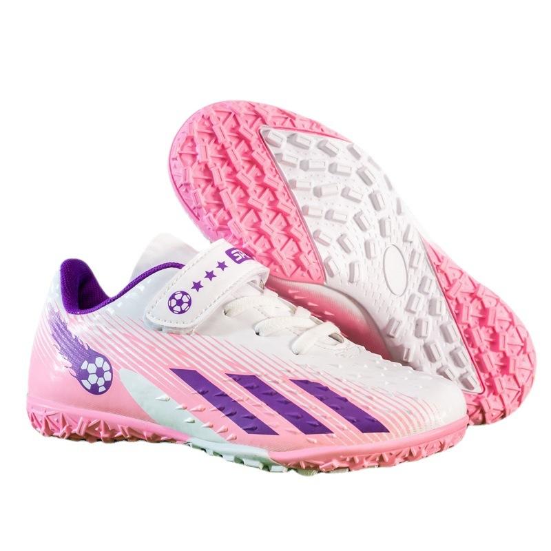 Children's Football Shoes Teens Boys and Girls Students Kids Shattered Nails Velcro Grass Game Training
