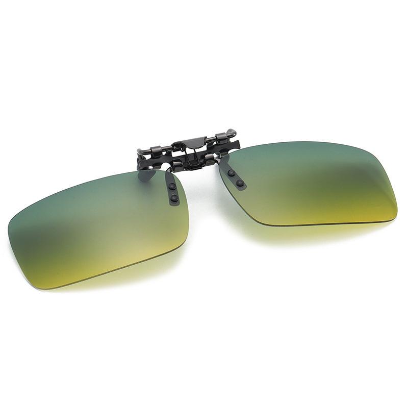 

Клип может быть повернут вверх день и ночь поляризованные солнцезащитные очки двойного назначения мужские и женские солнцезащитные очки для близорукости рыболовные очки для вождения очки ночного видения Metal Clip