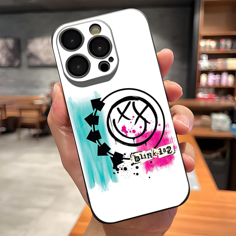 Fashion Blink 182 Phone Case For IPhone 17 Pro Max 15 Pro 16 14 Plus 12 13 Mini 11 Pro Shockproof Soft Cover