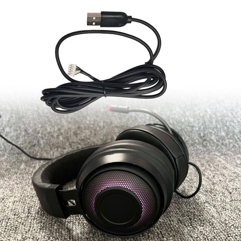 Replacement Headphone Cord For Kitty 7.1 V2 Headsets Cable For Clear Sound And Long Lasts Use