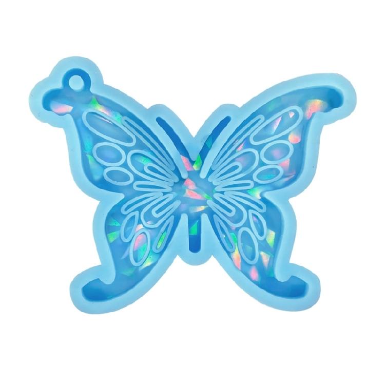 Schmuck Gießform, Silikon Anhänger Harzform Holografischer Schlüsselanhänger Harzform