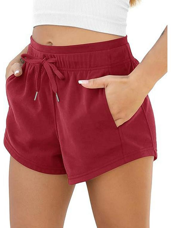 2025 Versatile Straight-Leg Loose-Fit Yoga Running Shorts with Breathable Pockets