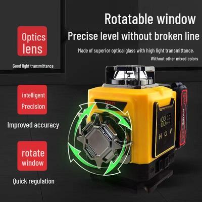 Lv Yi 12-Line High Precision Digital Laser Level for Tiling - Purple, Green & Red Options
